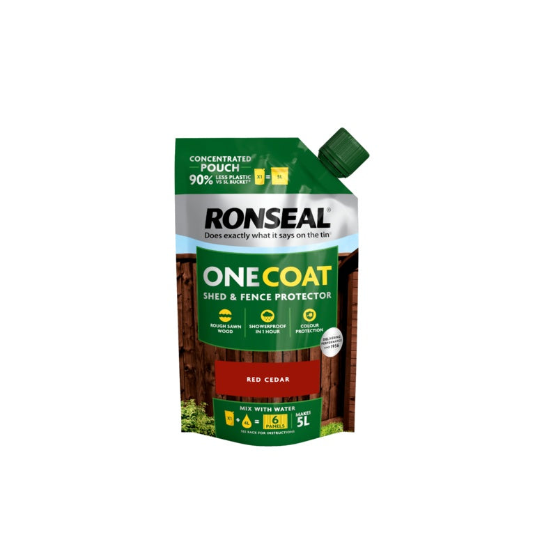 Ronseal One Coat Shed & Fence Refill Pouch