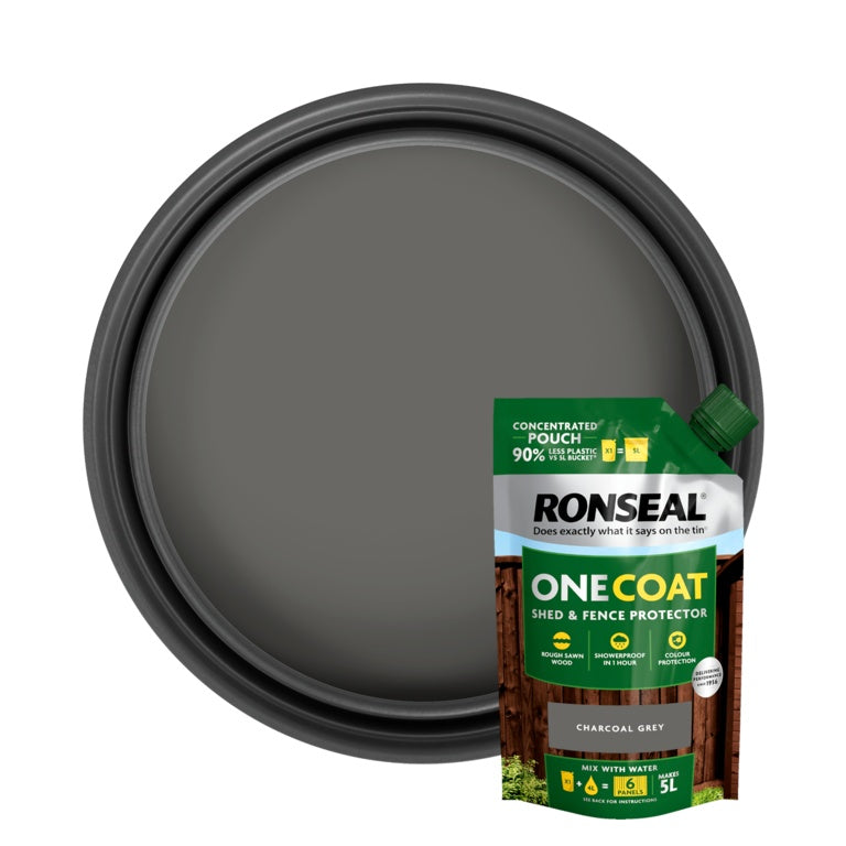 Ronseal One Coat Shed & Fence Refill Pouch 950ml