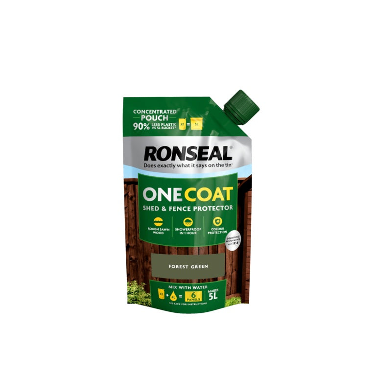 Ronseal One Coat Shed & Fence Refill Pouch 950ml