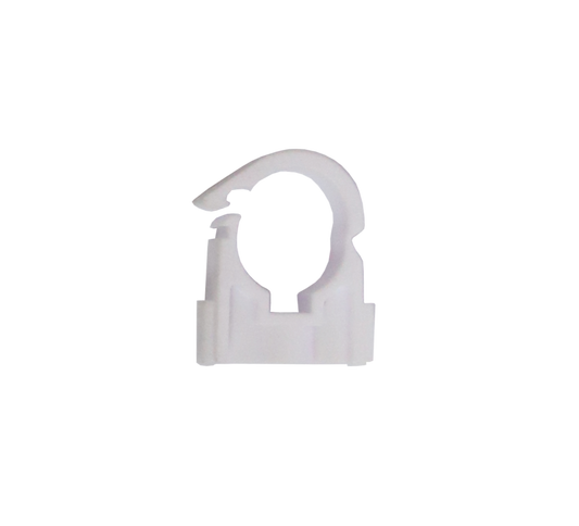 Securplumb 22mm White Clip Over Pipe Clips Pack 50