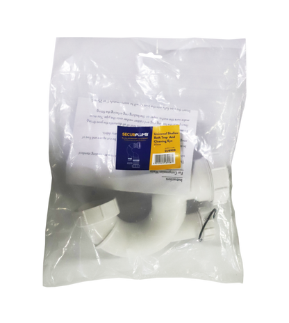 Securplumb Shallow Bath Trap C/W Access 40mm