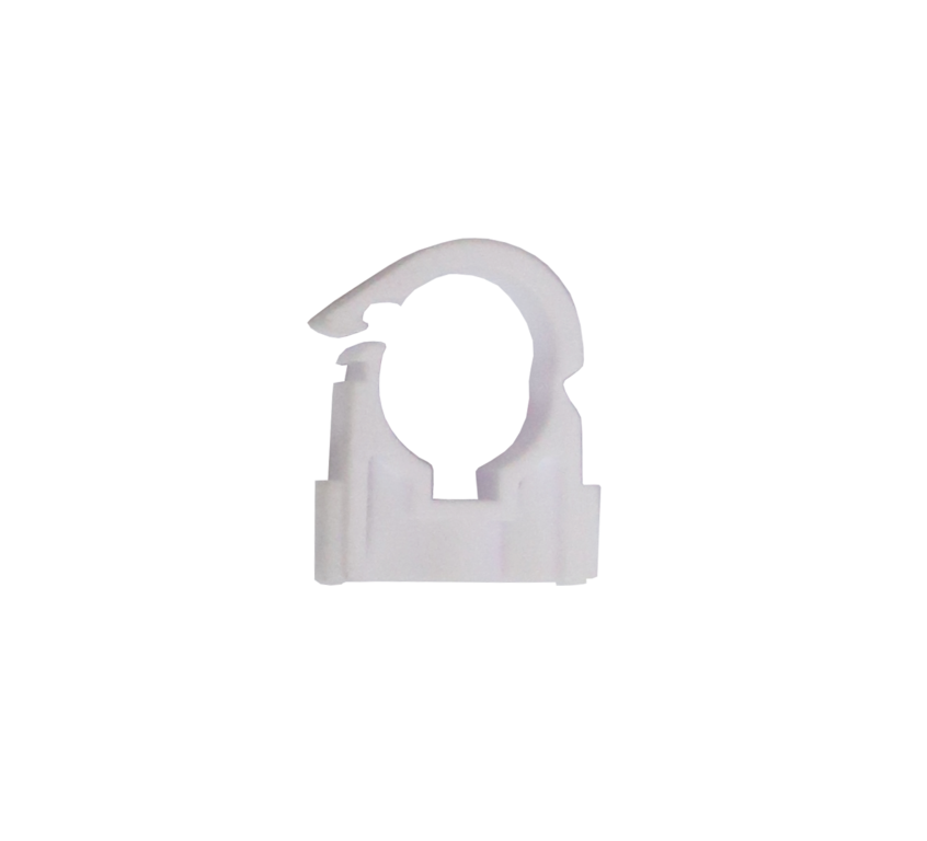 Securplumb 15mm White Clip Over Pipe Clips Pack 50