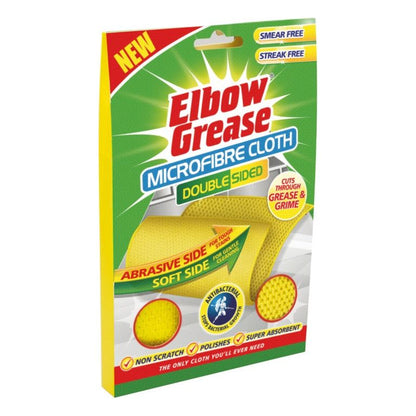 Elbow Grease Dual Sided Microfibre Cloth (Single)