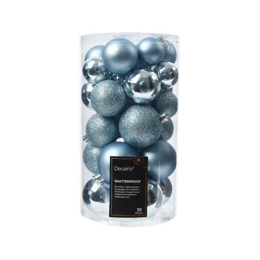 Kaemingk Shatterproof Baubles 6cm Tub 30