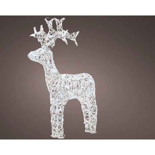 Lumineo Acrylic Reindeer Cool White Lights