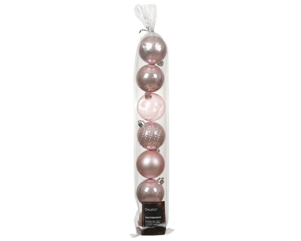 Kaemingk Shatterproof Baubles 6cm Tube 7