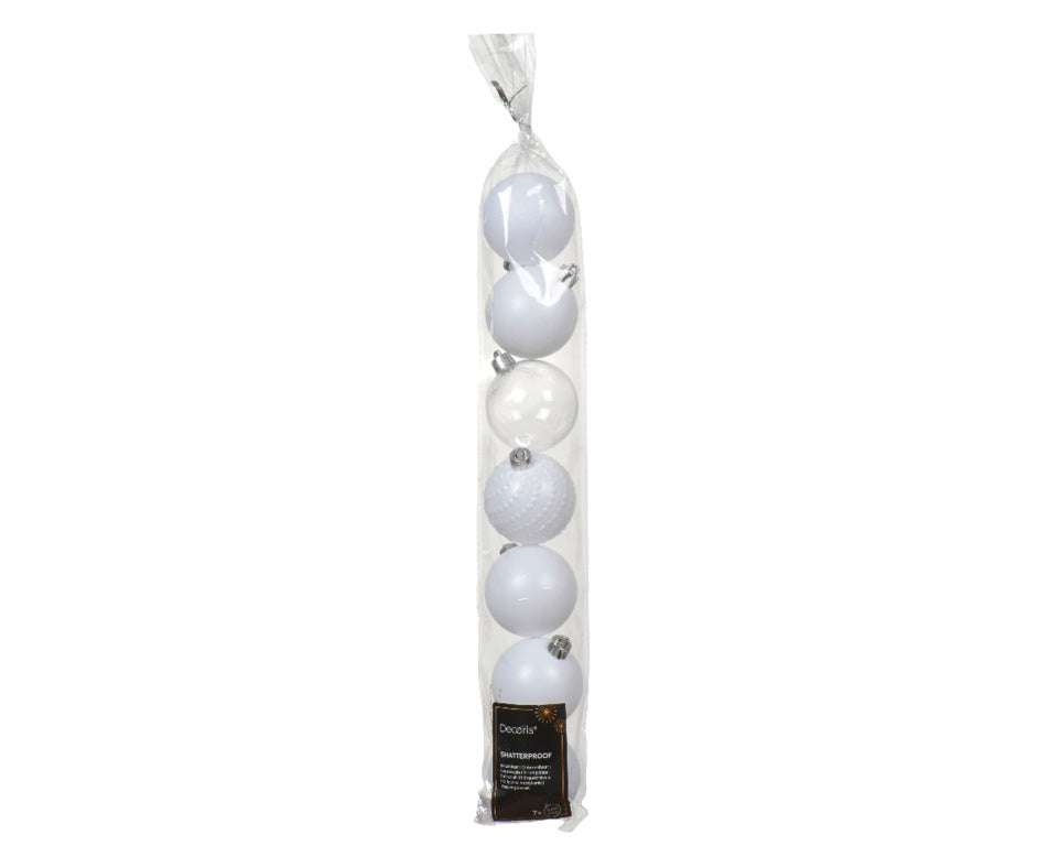 Kaemingk Shatterproof Baubles 6cm Tube 7