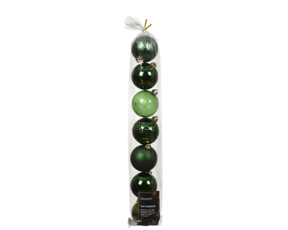 Kaemingk Shatterproof Baubles 6cm Tube 7