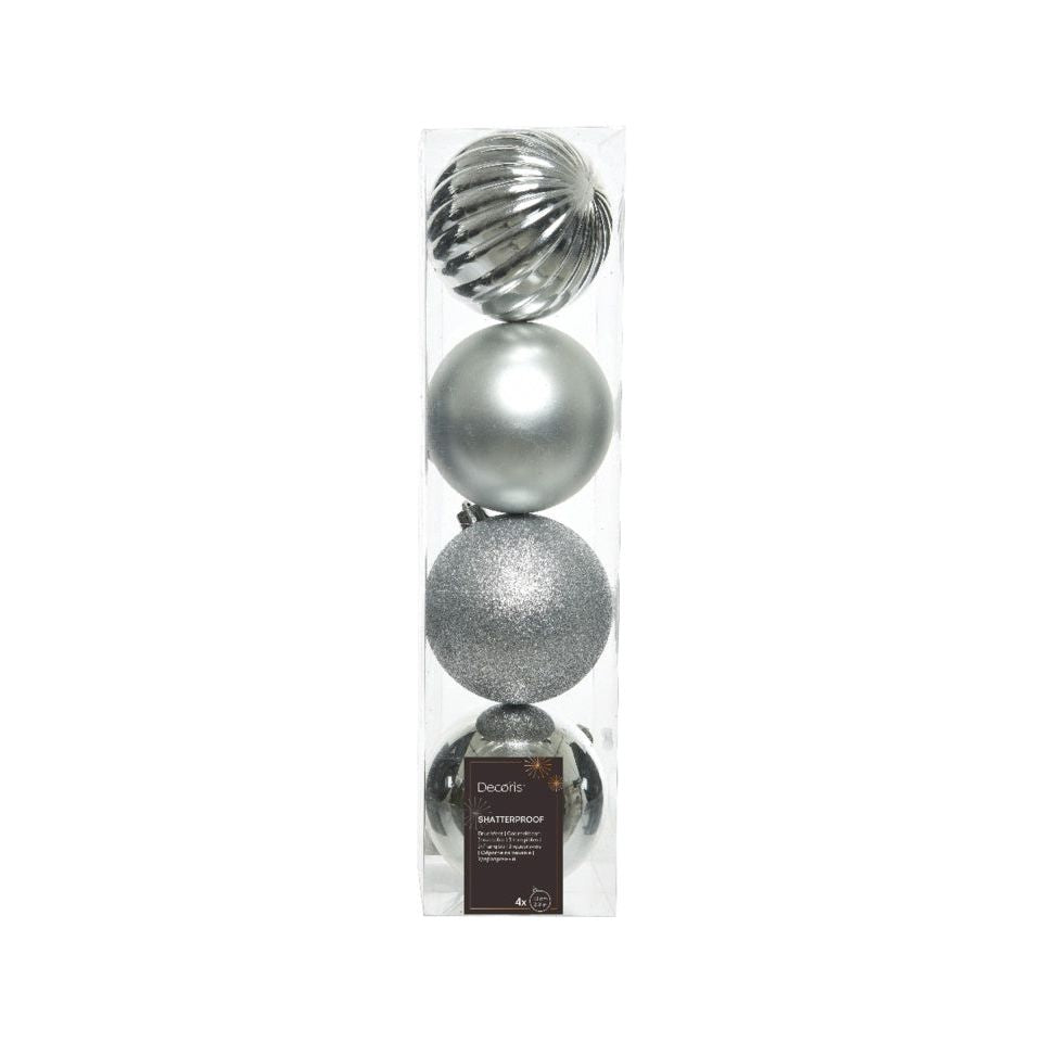 Kaemingk Shatterproof Baubles 10cm Tube 4