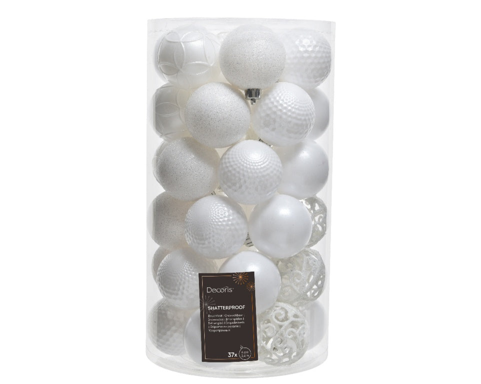 Kaemingk Shatterproof Baubles 6cm Tub 37