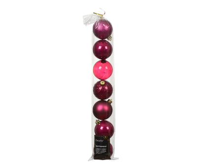 Kaemingk Shatterproof Baubles 6cm Tube 7