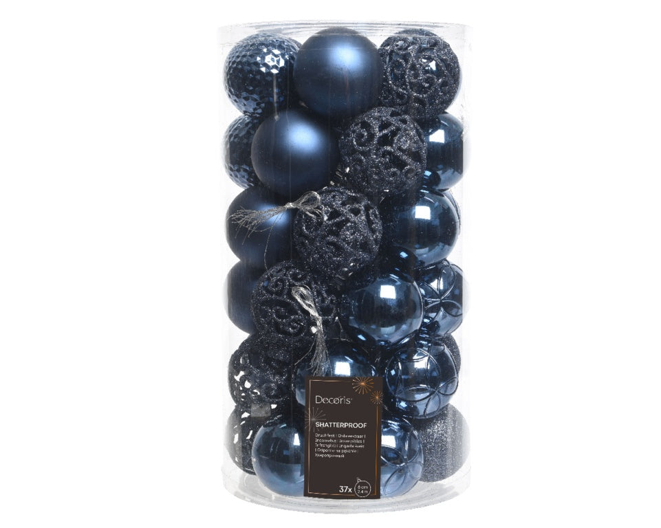 Kaemingk Shatterproof Baubles 6cm Tub 37