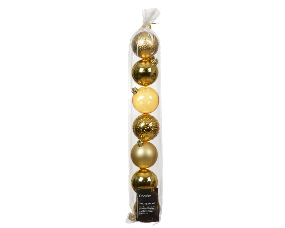 Kaemingk Shatterproof Baubles 6cm Tube 7