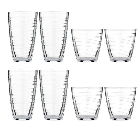 Ravenhead Essentials Swirl Tumbler Set - 8 Piece