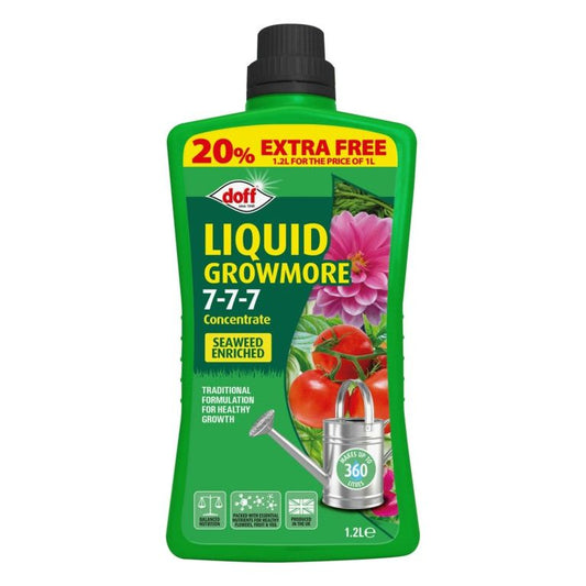 Doff Liquid Growmore Concentrate 1.2L Extra Fill