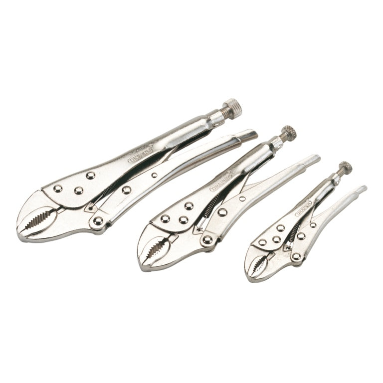 Draper Soft Grip Curved Jaw Pliers Set