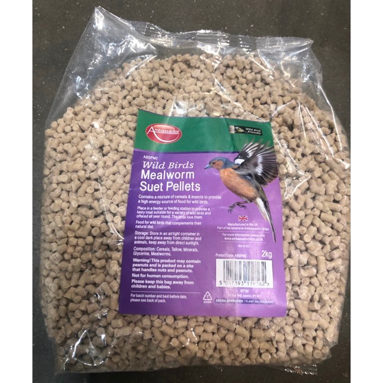 Ambassador Mealworm Suet Pellets