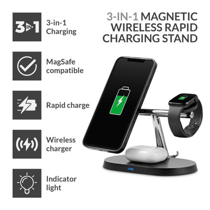 Itek 3 in 1 Magsafe Wireless Charging Stand 15W