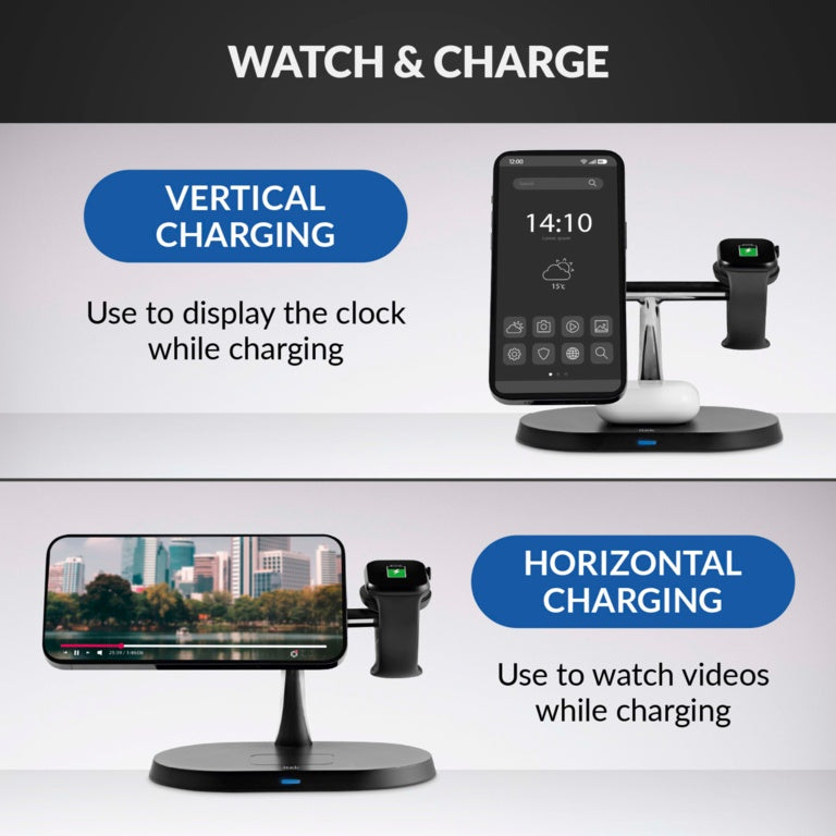 Itek 3 in 1 Magsafe Wireless Charging Stand 15W