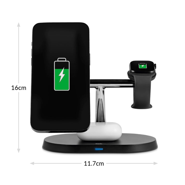 Itek 3 in 1 Magsafe Wireless Charging Stand 15W