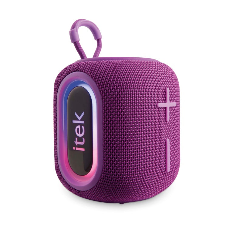 Itek Bluetooth Purple Speaker & LED Lights