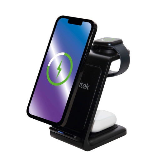 Itek 3 in 1 Wireless Charging Station