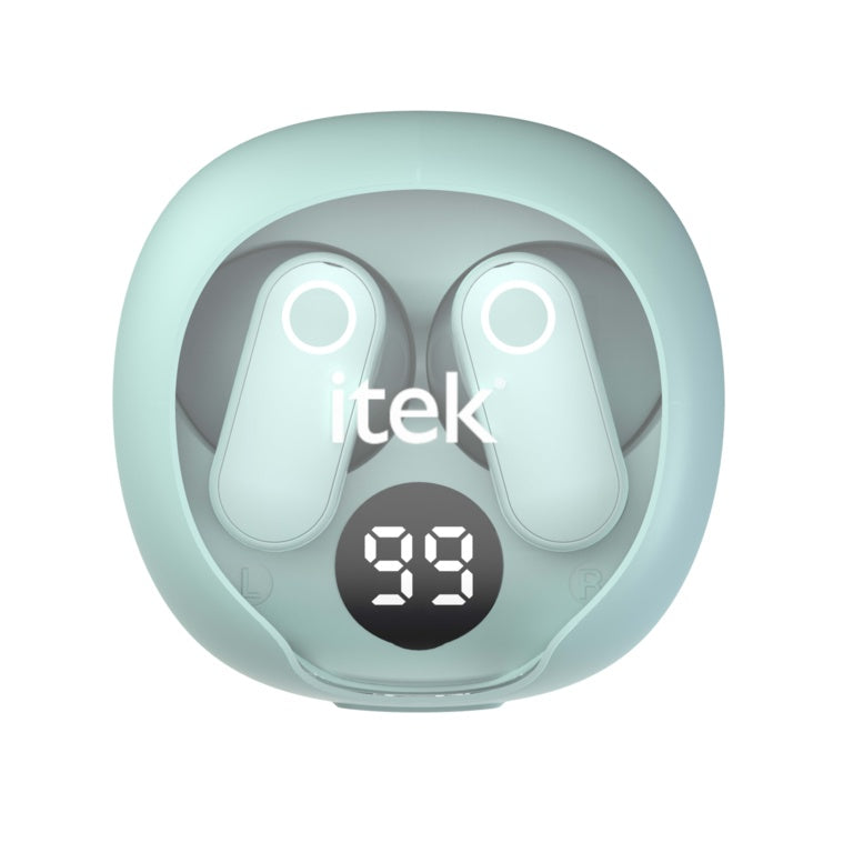 Itek TWS Earbuds With LED Display & Case