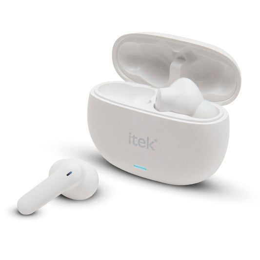 Itek TWS Earbuds & Charging Case White