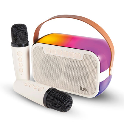 Itek Portable Bluetooth Speaker With 2 Microphones