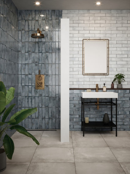 Johnson Tiles Melrose Slate Gloss Wall Tile 245 x 75mm 0.99m²