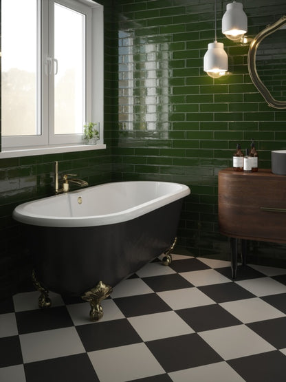 Johnson Tiles 1901 Richards Green Wall Tile 245 x 75mm 0.99m²