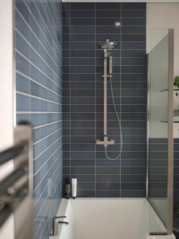 Johnson Tiles South Bank Dusk Gloss Field Tile 245 x 75mm 0.99m²