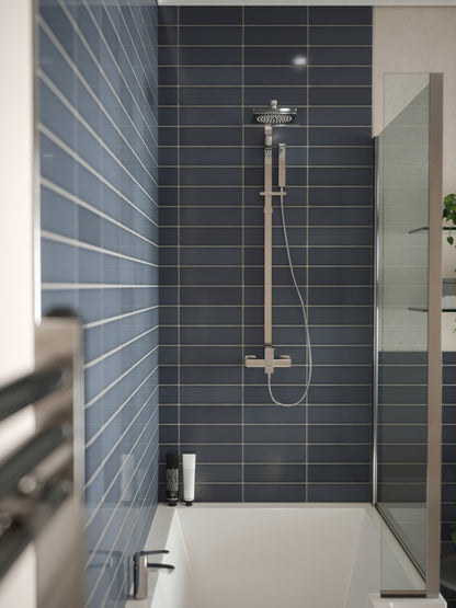 Johnson Tiles South Bank Dusk Gloss Field Tile 245 x 75mm 0.99m²