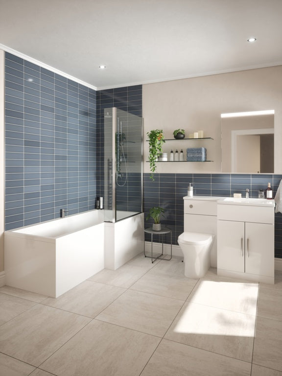 Johnson Tiles South Bank Dusk Gloss Field Tile 245 x 75mm 0.99m²