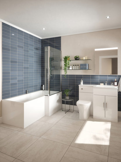 Johnson Tiles South Bank Dusk Gloss Field Tile 245 x 75mm 0.99m²