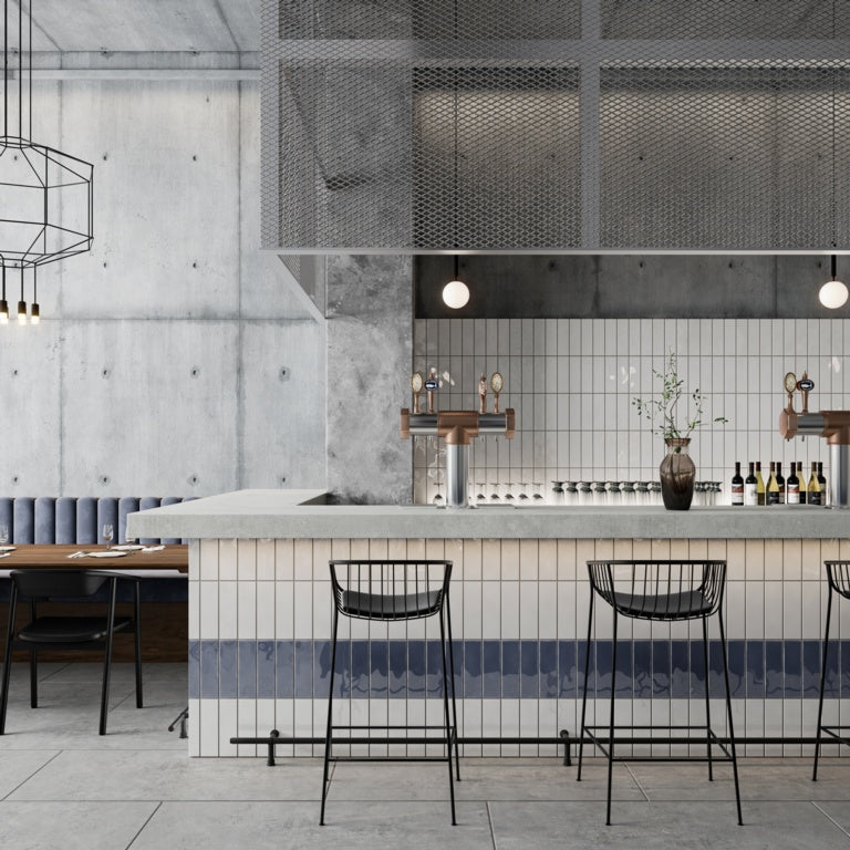 Johnson Tiles 1901 Trent Grey Wall Tile 245 x 75mm 0.99m²