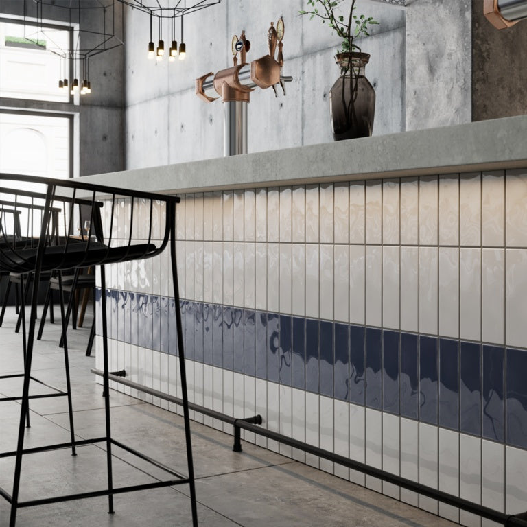 Johnson Tiles 1901 Trent Grey Wall Tile 245 x 75mm 0.99m²