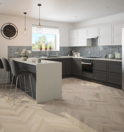 Johnson Tiles Melrose Pewter Gloss Wall Tile 245 x 75mm 0.99m²