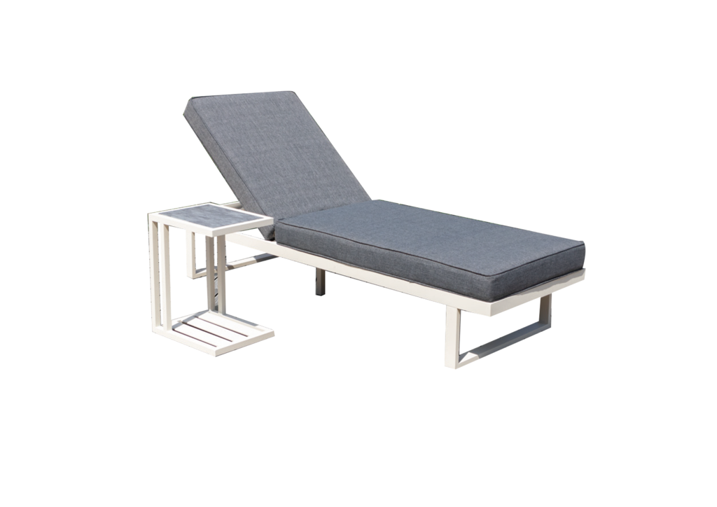 Pagoda Rella Sun Lounger & Side Table