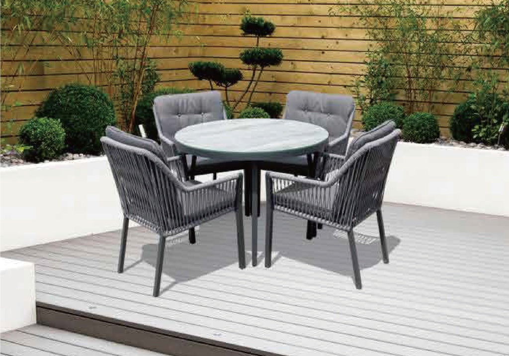 Pagoda Tenaya Dining Set 4 Seat