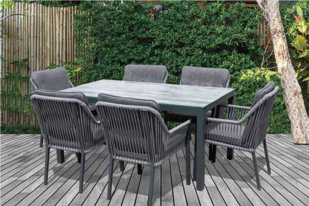 Pagoda Tenaya Dining Set 6 Seat