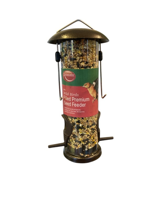 Ambassador Pre Filled Premium Metal Seed Feeder