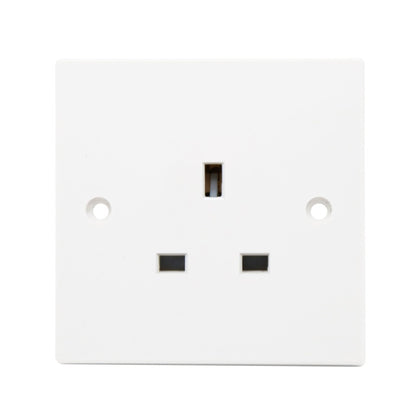 Securlec Square 1 Gang Socket
