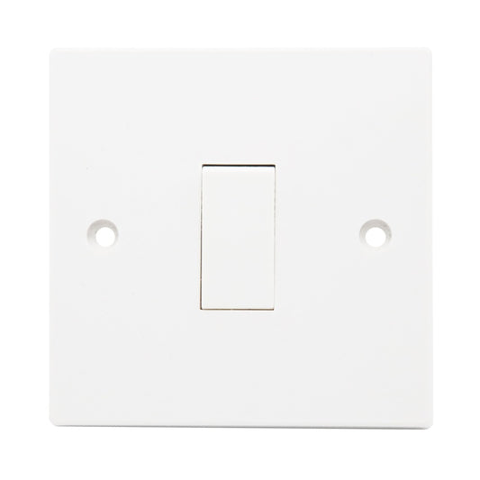 Securlec 1 Gang Intermediate Switch Square Edge