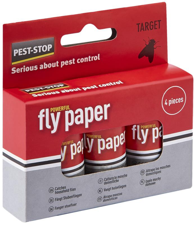 Pest-Stop Flypaper Pack 4