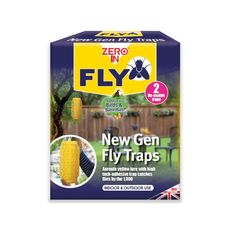 Zero In New Gen Fly Traps Twin Pack