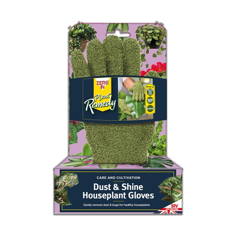 Zero In Dust & Shine Houseplant Gloves