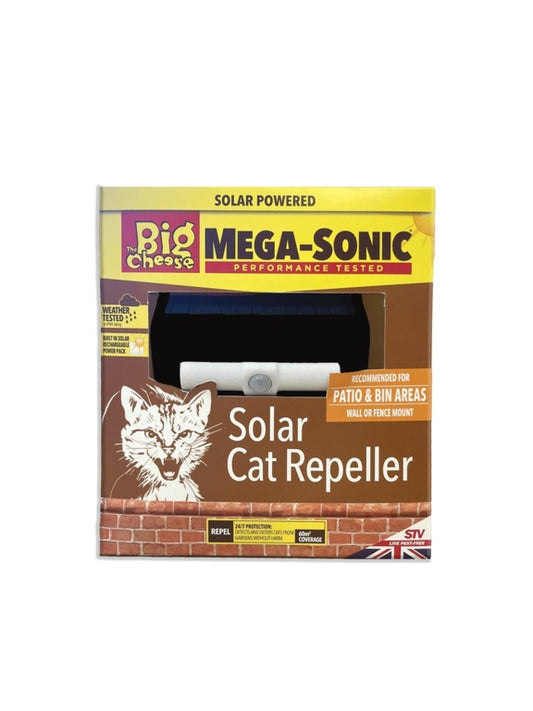 The Big Cheese Mega Sonic Solar Cat Repeller