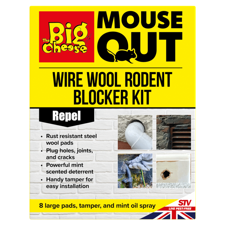 The Big Cheese Wire Wool Rodent Blocker Kit