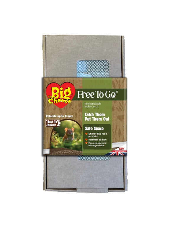 The Big Cheese Free To Go Biodegradable Mouse Trap